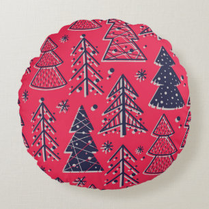 Cojín Redondo Papel de fondo de pantalla sin costuras de color c