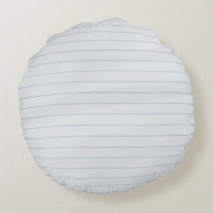 Cojín Redondo Papel en blanco