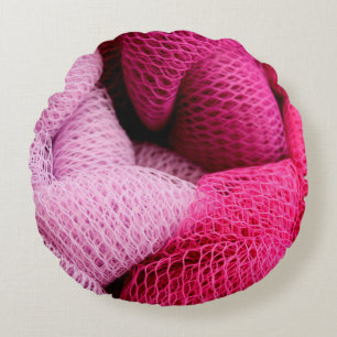 Cojín Redondo Papel tapiz de malla de malla de trenzas de textur