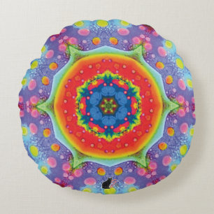 Cojín Redondo Paradigm Kaleidoscope