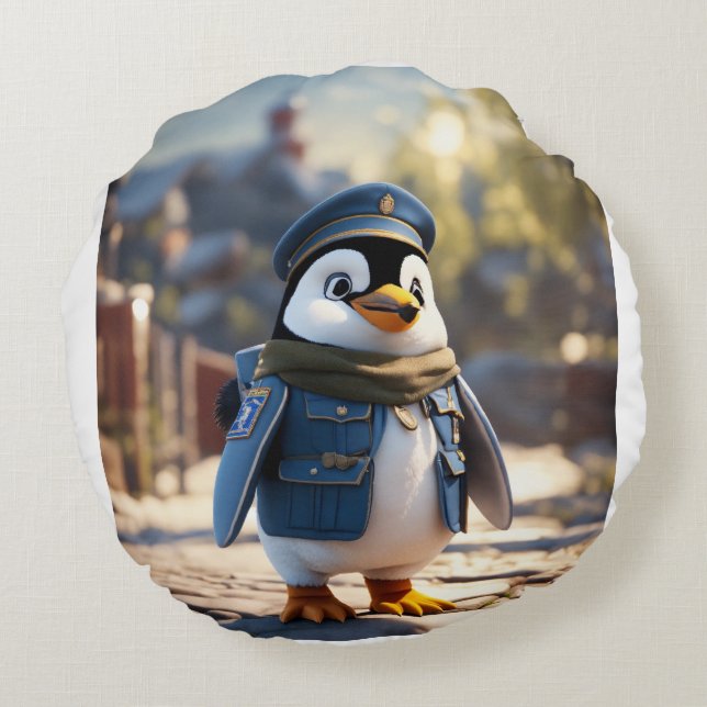 Cojín Redondo "Paraíso de almohadas: Relájese en el máximo confo (Reverso)