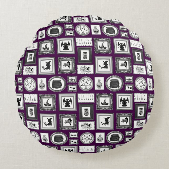 COJÍN REDONDO PAREDES DE TOSPÍA (Anverso)