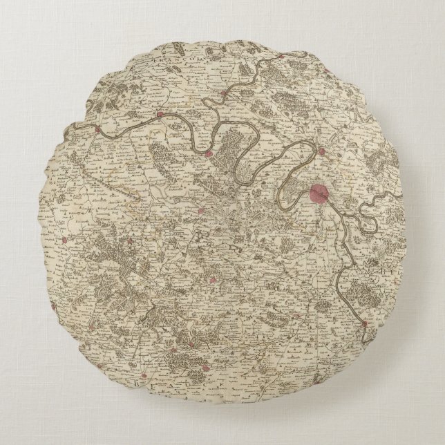 Cojín Redondo París Francia (Anverso)