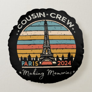 Cojín Redondo París Francia Creando Recuerdos 2024