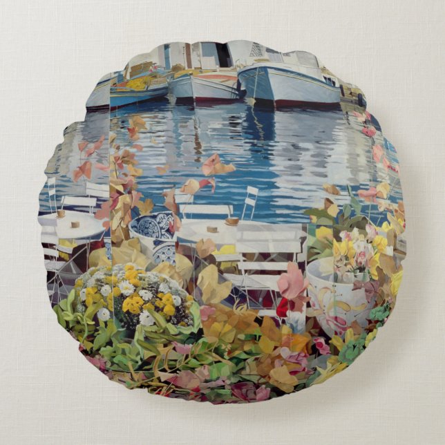 Cojín Redondo Paros 1985 (Anverso)