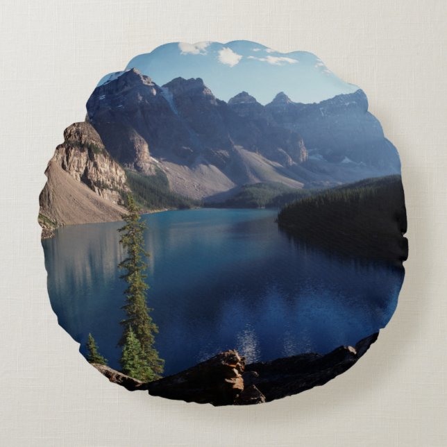 Cojín Redondo Parque Nacional Banff Lago Moraine (Anverso)