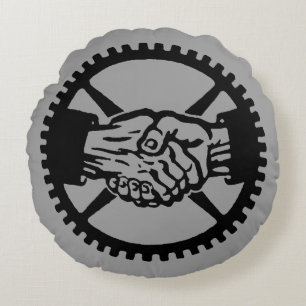 Cojín Redondo Partido laborista americano