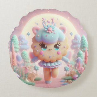 Cojín Redondo Pastel Cookie Fairy