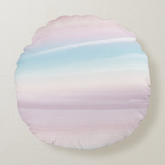Cojín Redondo Pastel Sky Dream 3 (Anverso)