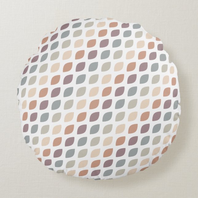 Cojín Redondo Pasteles cubiertos (Anverso)