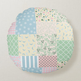 Cojín Redondo Patcheo