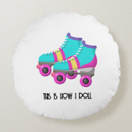 Cojín Redondo Patines de rodillos