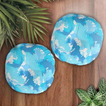 Patrón abstracto de líquido azul claro y blanco