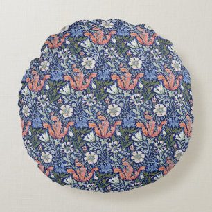 Cojín Redondo Patrón Art Nouveau floral de William Morris Compto