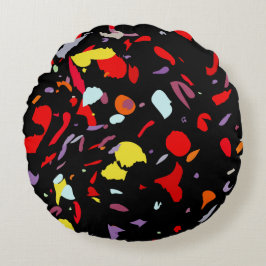 Cojín Redondo Patrón colorido
