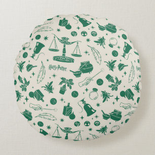 Cojín Redondo Patrón de Club de Clase de HOGWARTS™