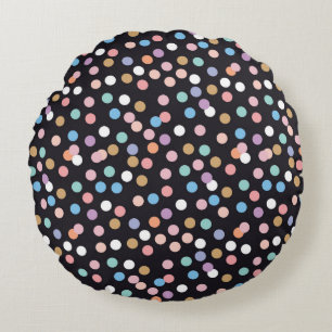 Cojín Redondo Patrón de confianza de la celebración sin inconven