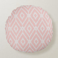 patrón de diamante tribal de ikat rosa rosa de col