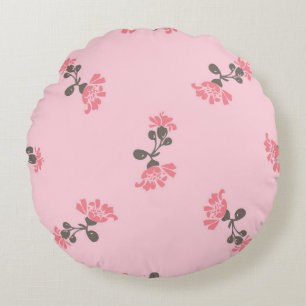 Cojín Redondo Patrón de flor