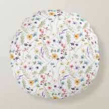 Patrón De Flor Y Mariposas Acuáticas