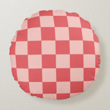 Patrón de Gingham de Red Checkered Rosa