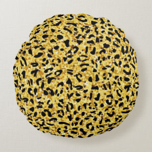 Cojín Redondo Patrón de impresión animal
