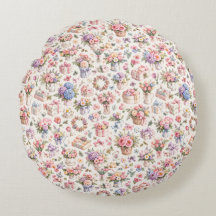 Patrón de jardín floral vintage | Rosas románticas