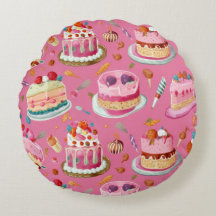 Patrón de pastel dulce rosa