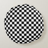 Patrón de tablero de cheques en blanco y negro