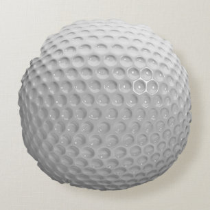 Cojín Redondo Patrón de textura de bola de golf deportivo elegan