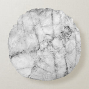 Cojín Redondo Patrón en la textura y espalda del suelo de mármol