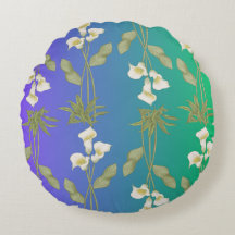 Patrón floral de Lirio Blanco