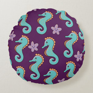 Cojín Redondo patrón náutico infantil sin soldadura con caballit