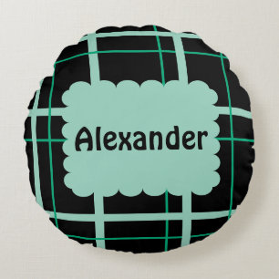 Cojín Redondo Patrón rayado de Guay