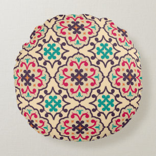 Cojín Redondo Patrón sin problemas de RETRO.