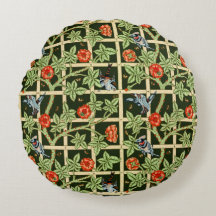 Patrón William Morris Trellis en verde