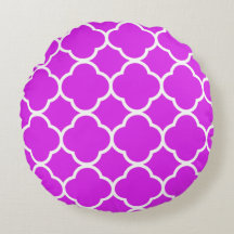 Patrones de Quatrefoil Blanco morado rosado violen