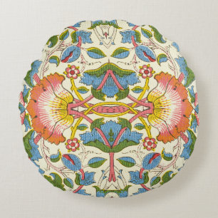 Cojín Redondo Patrones florales de William Morris Loddon Blossom
