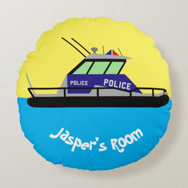 Cojín Redondo Patrulla (Anverso)