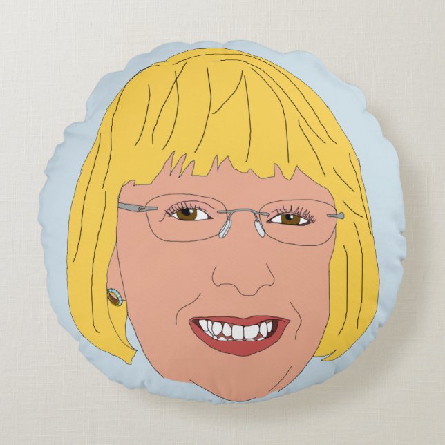 Cojín Redondo Patty Murray (Anverso)
