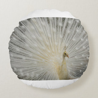 Cojín Redondo pavo real