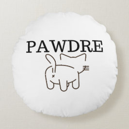 Cojín Redondo Pawdre Funny Cat