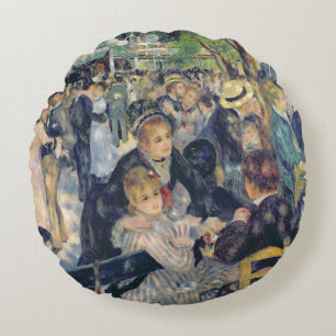Cojín Redondo Pedro una bola de Renoir el en el Moulin de la