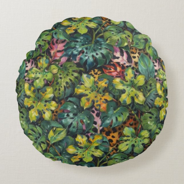 Cojín Redondo Peligroso depredador en los trópicos (Anverso)