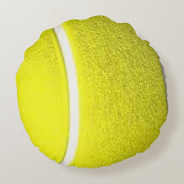 Cojín Redondo Pelota de tenis (Reverso)