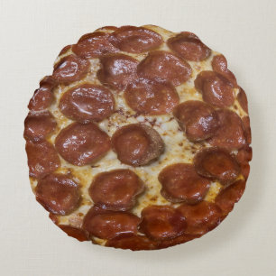 Cojín Redondo Pepperoni Pizza