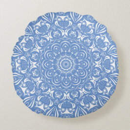 Cojín Redondo Pequeño búho mandala