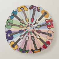 Pequeño círculo redondo de guitarras