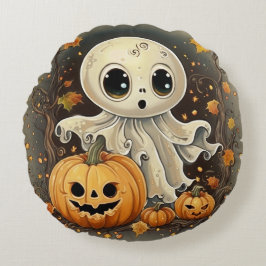 Cojín Redondo Pequeño fantasma 2