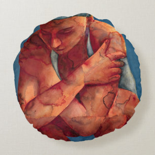 Cojín Redondo Pequeño nadador 3 2011